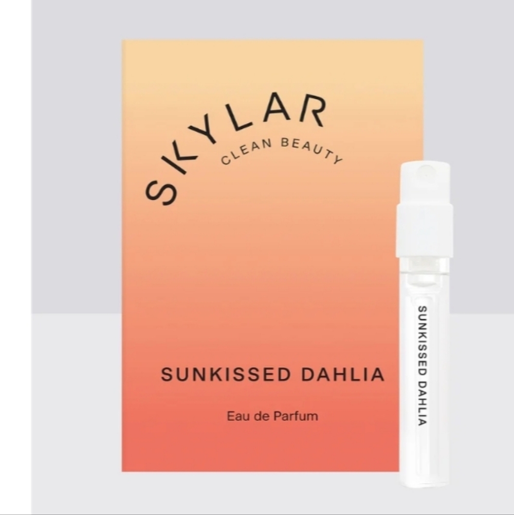 Sunkissed Dahlia Eau de Scent Sample Size Orange Mini Womens